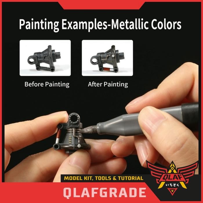

OJ Gundam Marker METALLIC GREEN MKM-05 - soft tip marker acrylic panel line dspiae