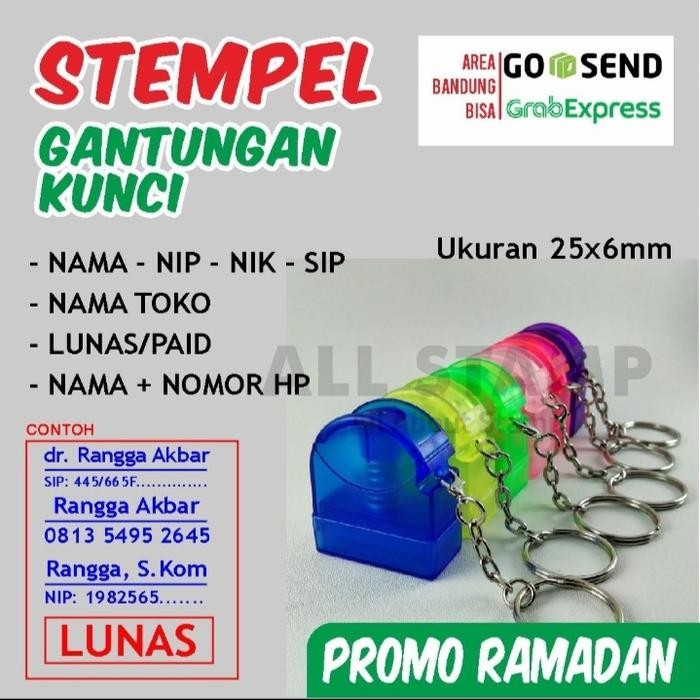 

Stempel Nama Gantungan Kunci Custom