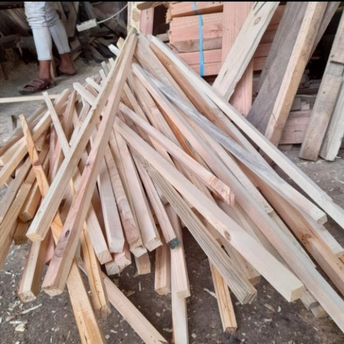 

New kayu kaso jati belanda 80x4x2cm amplas halus