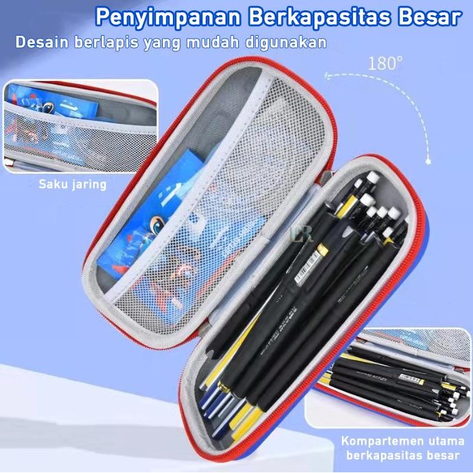 

New LNR Shop S-006 3D Tempat Pensil Alat Tulis Anti Air Anti Jatuh Multi-Fungsi Kotak Pensil Tiga