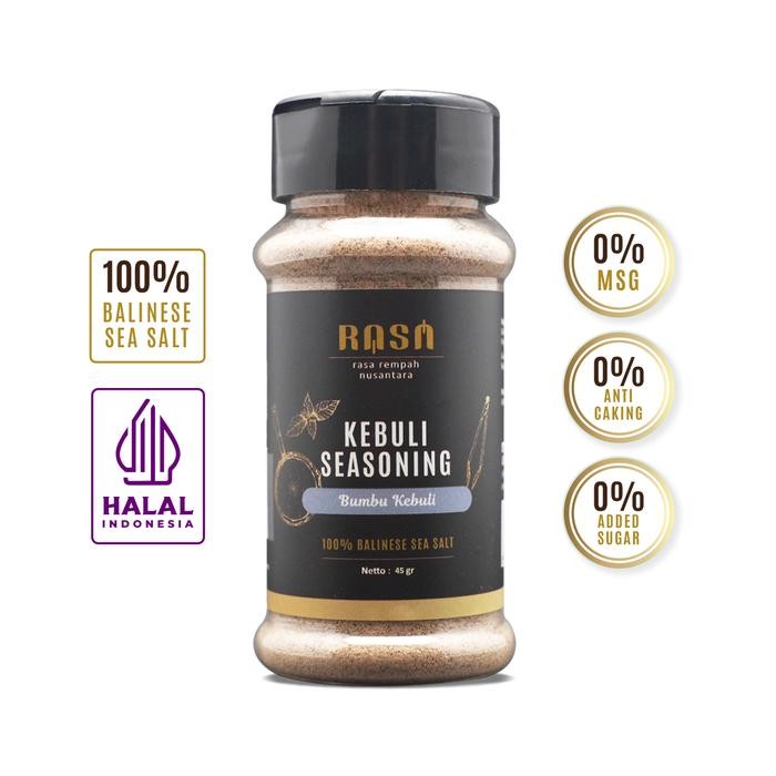 

Stok Baru RASA - Dry Rub - Kebuli Seasoning / Bumbu Kebuli - Bumbu Marinasi Kering Rendah Kalori