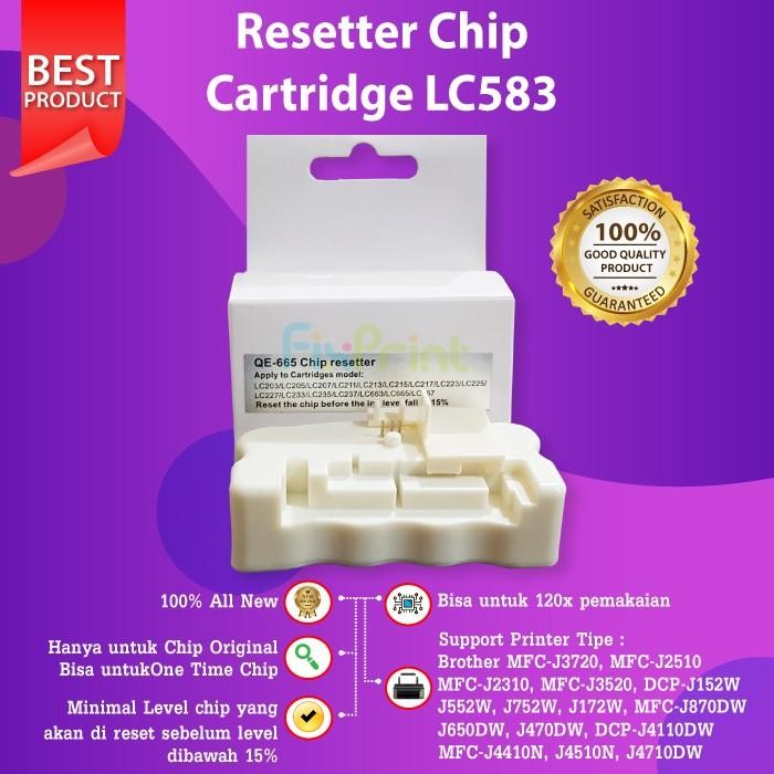 Resetter Chip Cartridge LC583 LC539 LC535 Printer J3520 J3720