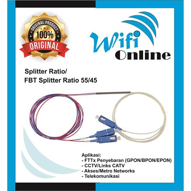Pilihan- Splitter Ratio/Fbt Splitter Ratio 55/45