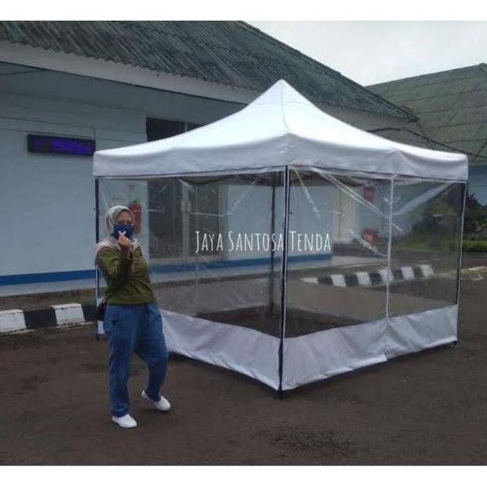 NEW!!! NEW!!! NEW!!! Atap kain terpal tenda 3x3 lipat putih