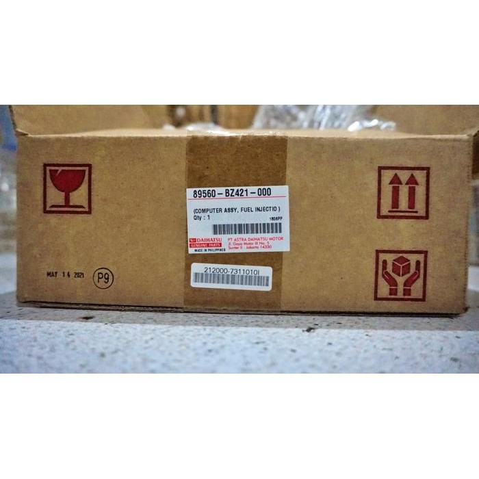 Terlaris Ecu Engine Control Unit Komputer Rush Terios 89560-Bz421 Bz420 Asli Terlariss 