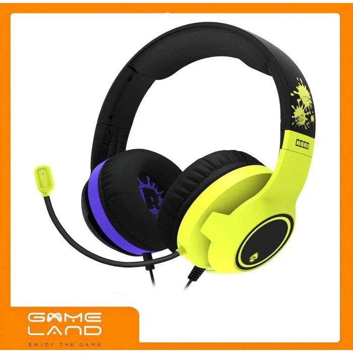 Ready Splatoon 3 Hori Gaming Headset Headphones Nintendo Switch Wired