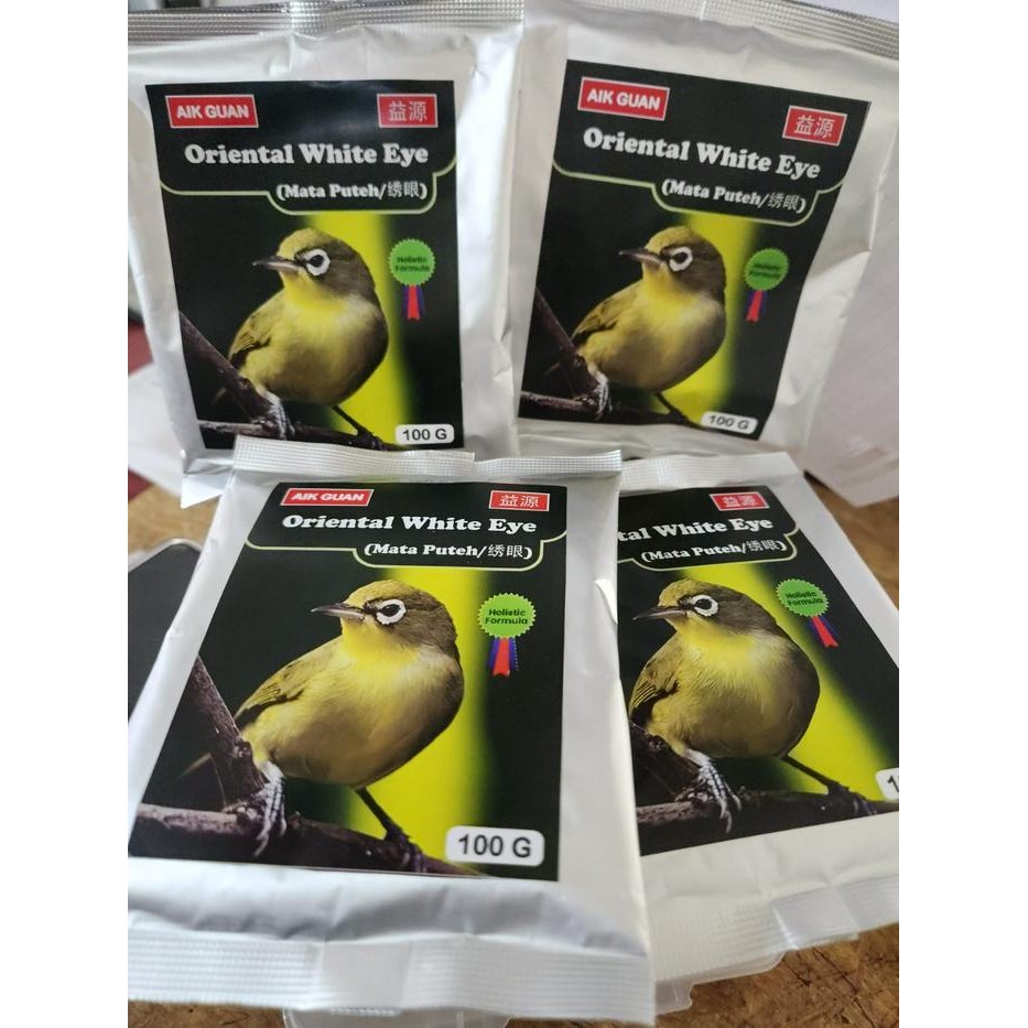 Phoenix Aviary - Aik Guan 100 Gram Pakan Burung Premium Quality Import Untuk Burung Pleci Gacor
