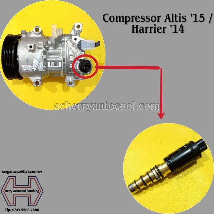 ___] Thermo Valve Compressor Ac Mobil Toyota Corolla Altis tahun 2015
