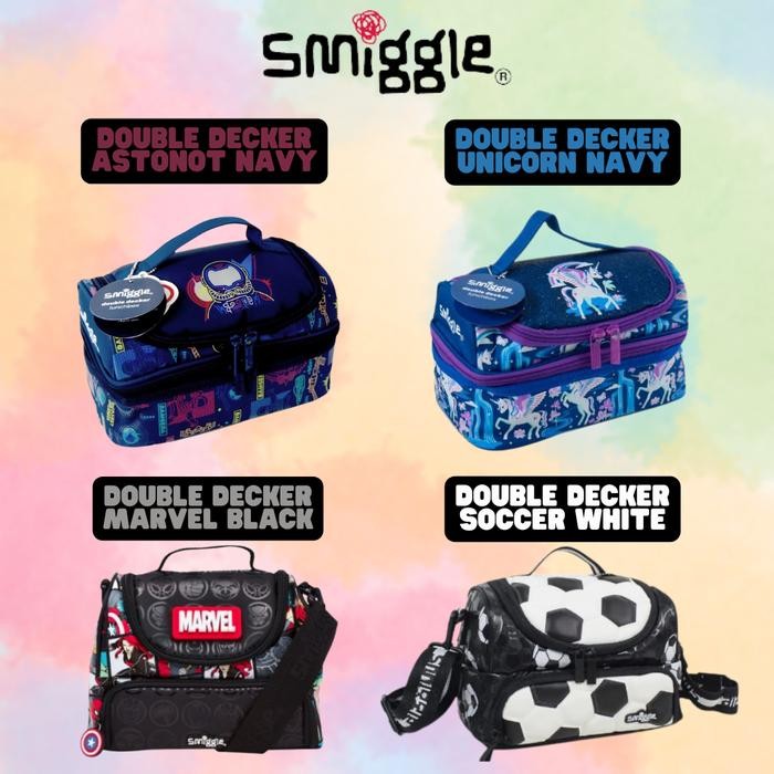 TERMURAH Tas Bekal Smiggle - Lunch Bag Smiggle - Smiggle Double Decker tempat nasi kue READY STOCK