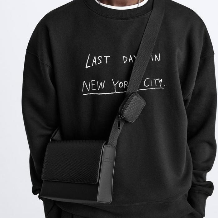 Murah Tas Selempang Zara Pria Original Store - Hitam Terlariss 