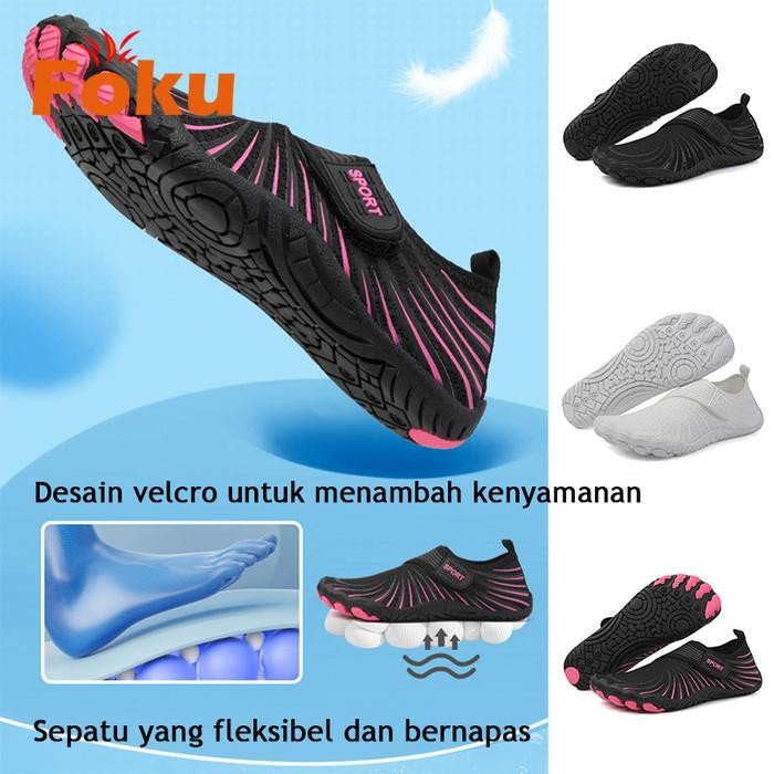 Eiger - Sepatu Wanita Sepatu Wading Wanita Yoga Sepatu Wanita Aerobik Non-Slip Bernapas Pantai