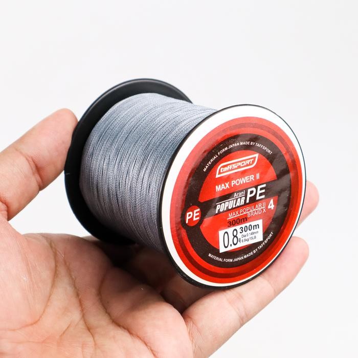 Senar Tali Benang Pancing Motif Braided Bahan PE Kuat Panjang 300 M (TERBAIK) (TERBARU) (TERMURAH)