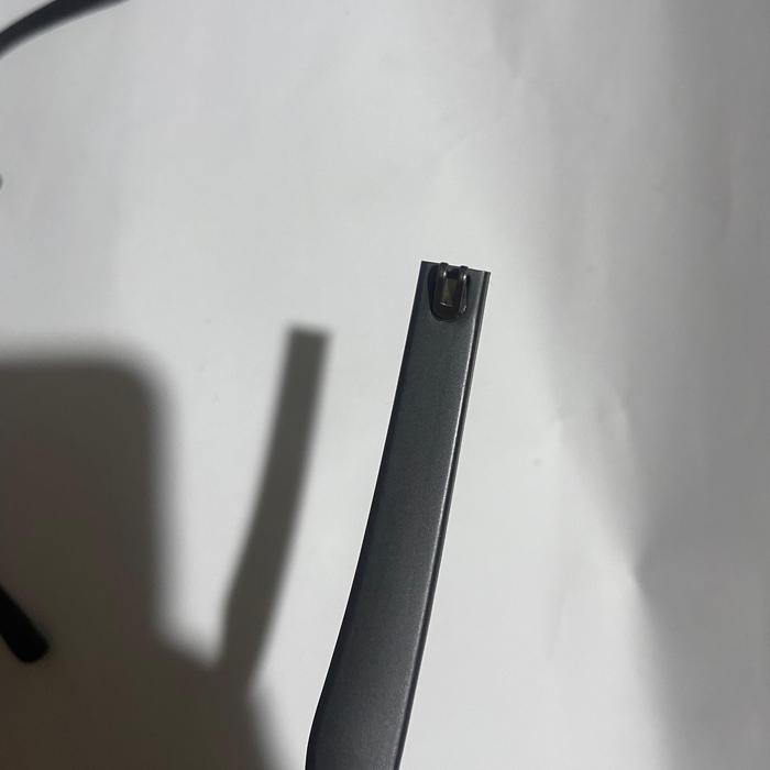 MURAH Tangkai Batang Gagang Kacamata Plastik hitam sepasang lebar