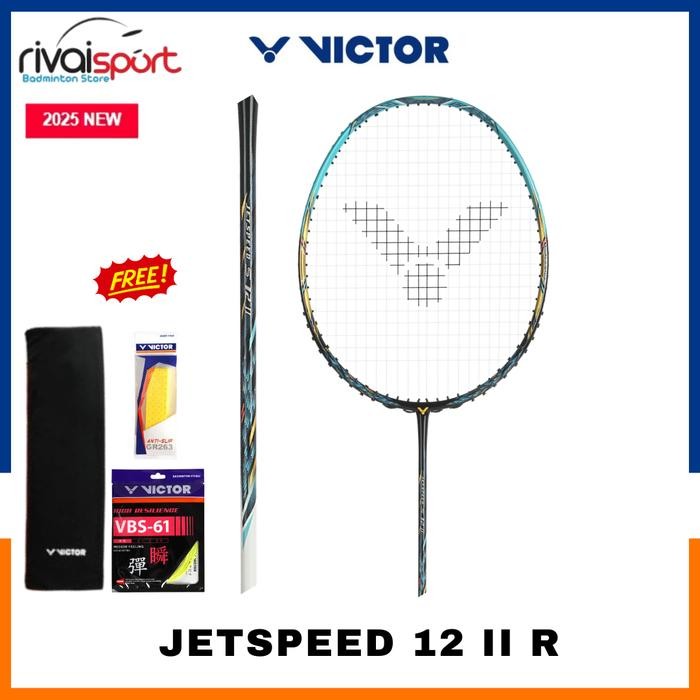New Raket Badminton Victor Jetspeed 12 II / JS-12II-R (Horizone Green)