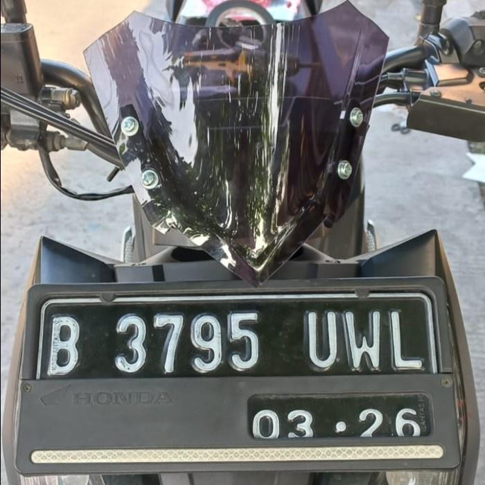 WINSHIELD VISOR BEAT STREET PLUS BRACKET - VISOR XRIDE - SC