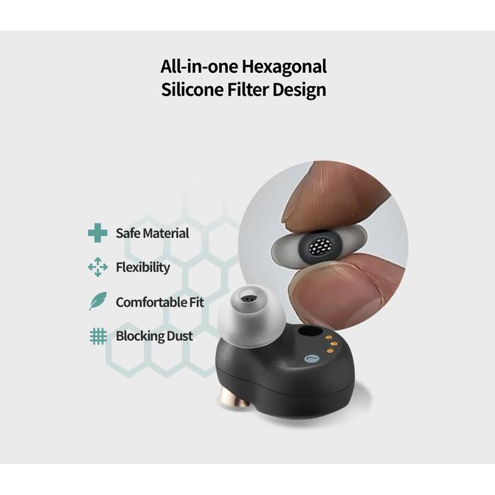 AZLA SednaEarfit MAX ASMR Medical Silicone Eartips for IEM & TWS