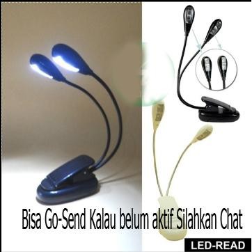 Lampu Baca Led Jepit Portable Lampu Led Baca Lamp Buku Lampu Kerja Promo 