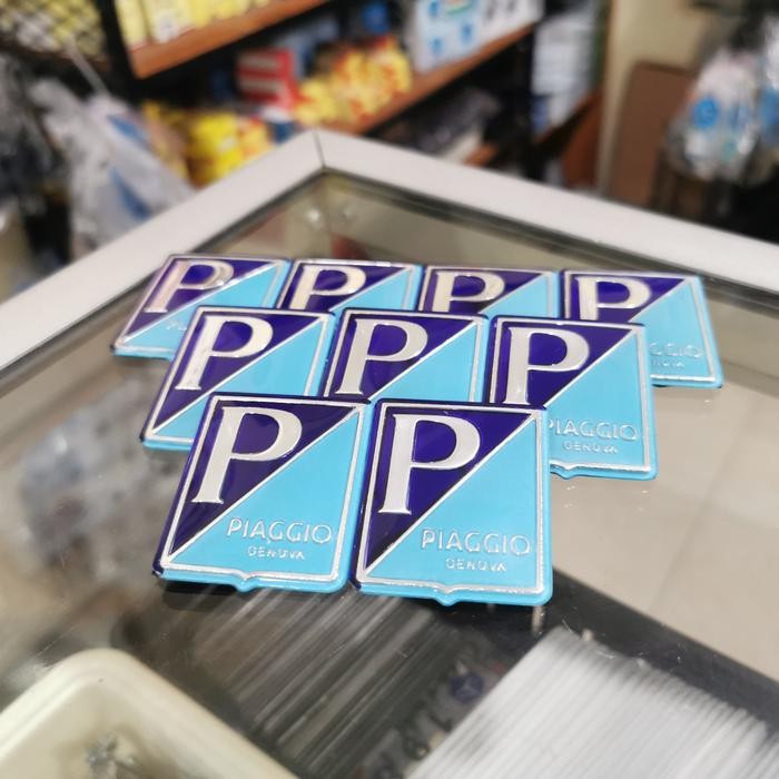 Emblem P/ coret acrylic Original Import Vespa VBB VNB VBA Super66 dkk