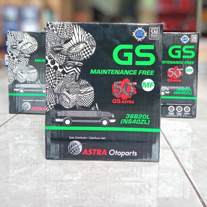 Aki Mobil Datsun Go Gs Astra Mf Ns40Zl Aki Kering