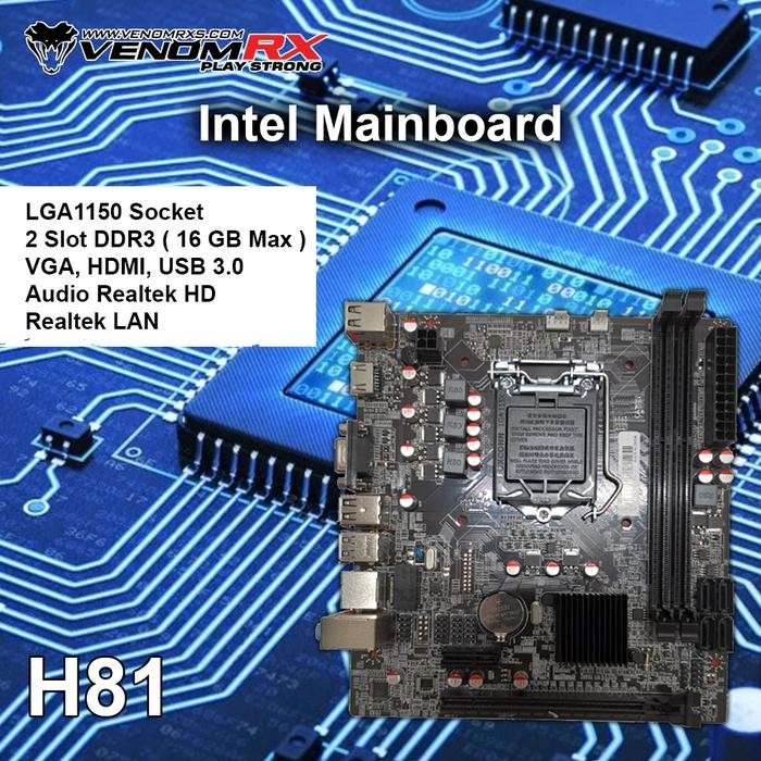 VENOMRX H81 (Socket Intel LGA 1150)