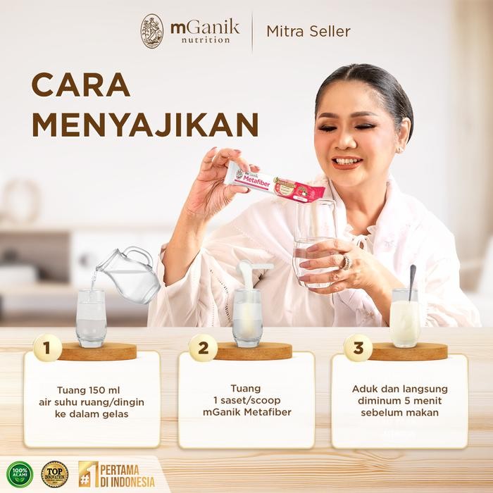 Breakfeast- Mganik Metafiber Leci 450 Gram 1 Tub Official Store Jakbar Bpom Halal (Termurah)