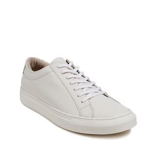 fwxh-Prabu - Sepatu Kulit Sneakers Pria Cipta Full White-Putih Casual