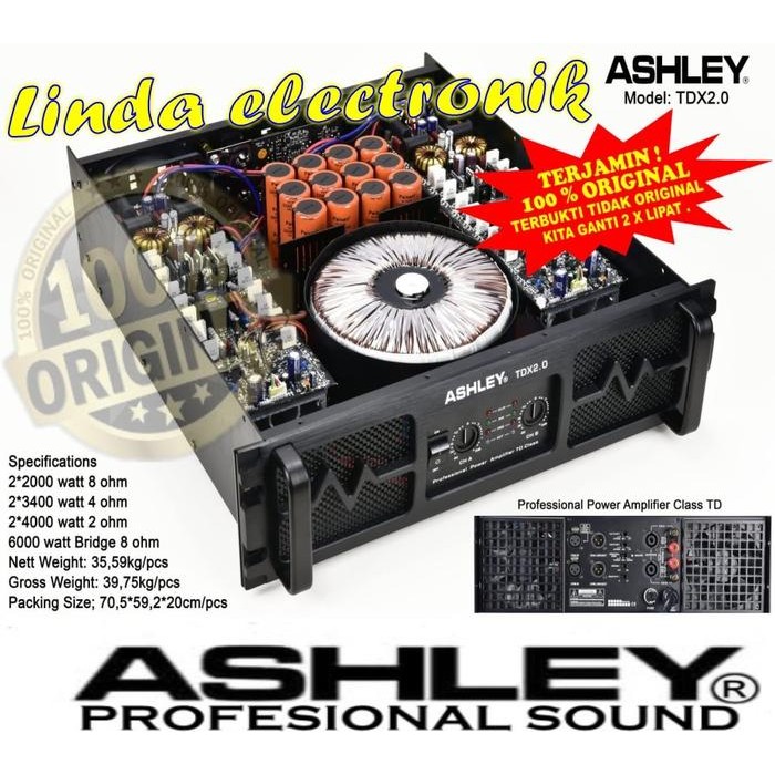 Power Ashley Tdx 2.0 Td Class Ashley Tdx2.0 ORYGINAL