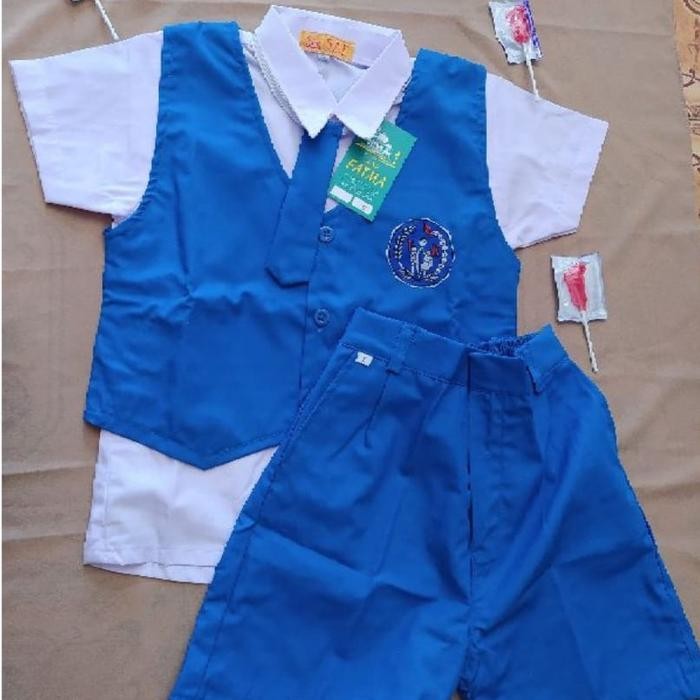 TERMURAH SERAGAM PENDEK TK PERTIWI NASIONAL READY STOCK