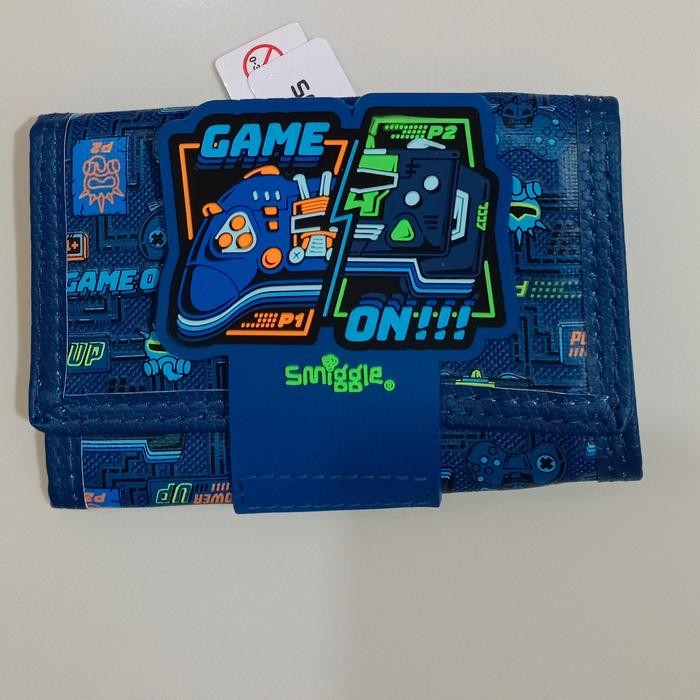 Smiggle Wallet Game On/ Dompet Anak Laki/ Ori/ Game On Wallet