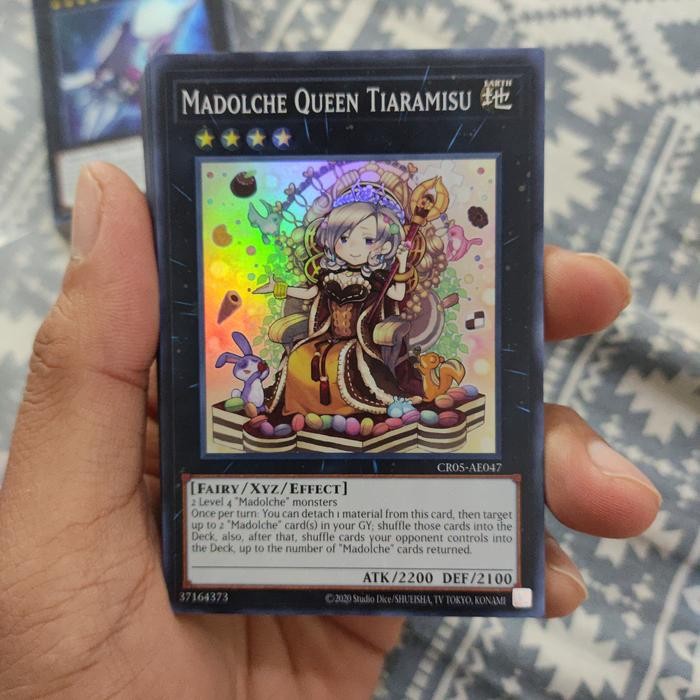 7q81 Yugioh - Cr05-Ae047 - Madolche Queen Tiaramisu - Super Rare