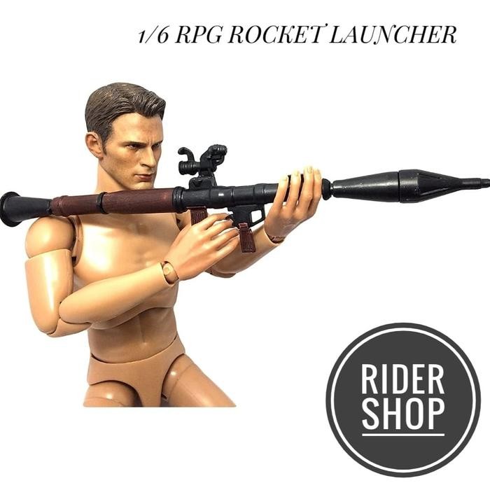 h4d2- 1/6 Rpg Rocket Launcher Model Weapon Kitbash, Hot Toys Kit