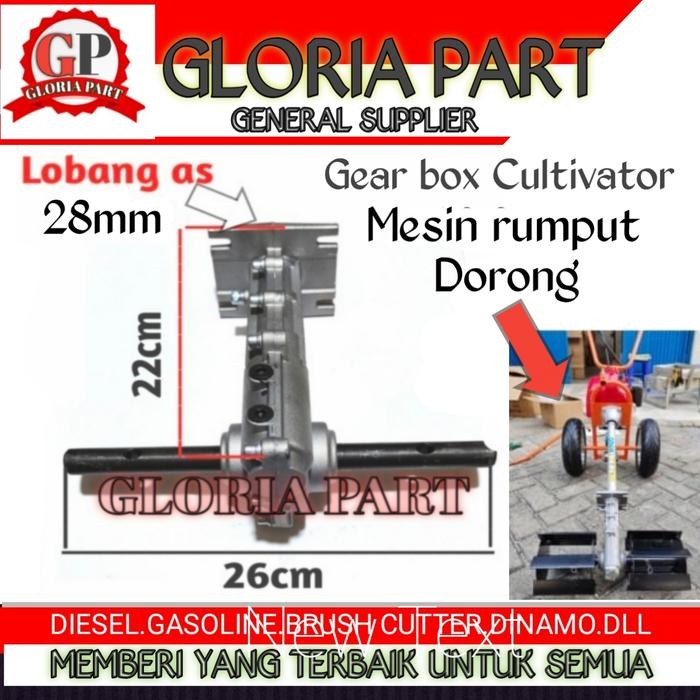 Gear box cultivator Mesin rumput dorong