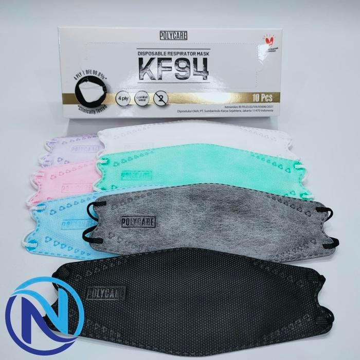 KJB Masker Polycare KF94 (Emboss)