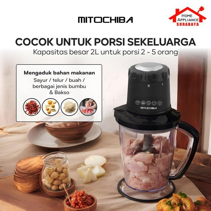 ELtoko- Mitochiba Food Magic Chopper Blender Serbaguna Multi Blend Mito Ch 200 / Ch-200 /