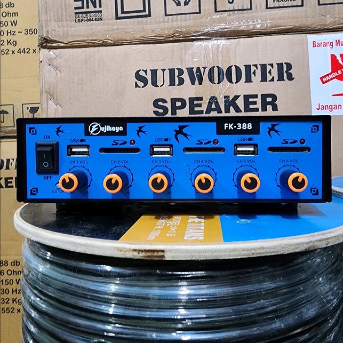 Menarik Ampli Walet Fujikaya Fk 388 3 Player Garansi 1 Tahun #Ampliwalet Amplifier Terlariss 