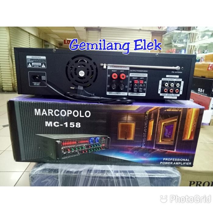Gercep Power Amplifier Karaoke Marcopolo Mc-158 Terlariss 