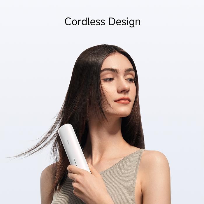 Lansungkirim- Xiaomi Cordless Hair Straightener Brush Cordless Design 3 Temperature Settings