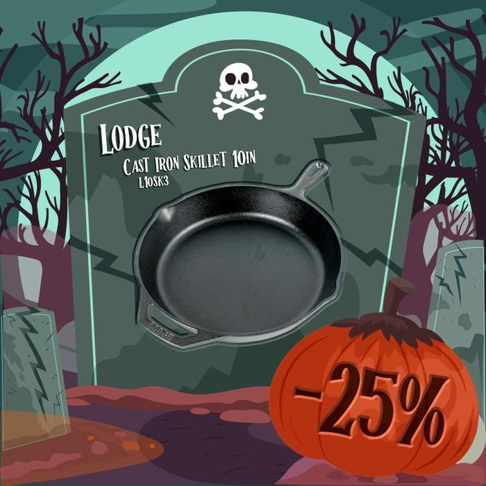 Lodge 30.48 cm Cast Iron Skillet (L10SK3)