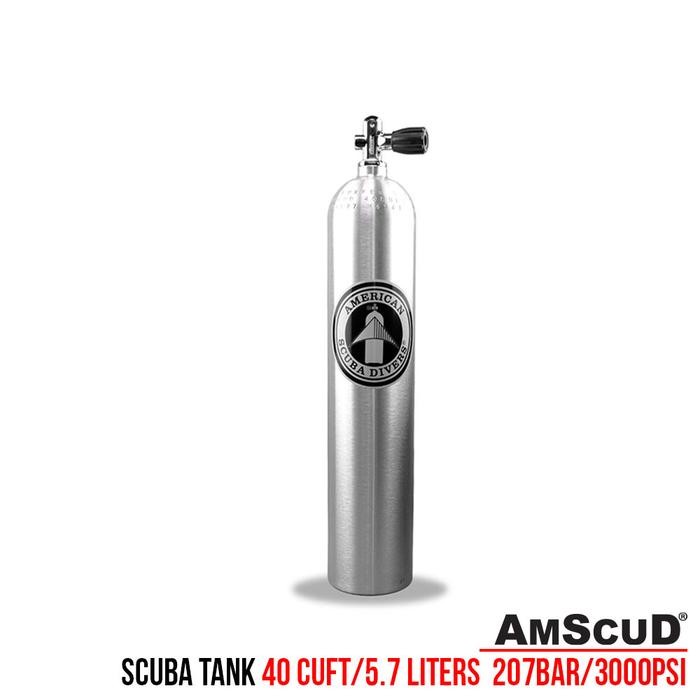 Tabung Scuba Amscud 40 Cuft Tabung Selam / Tabung Diving / Tank Dive