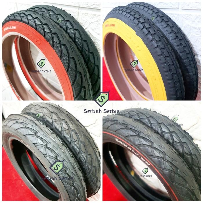 Polygon Bicycle - Ban Luar 12X2.125 Sepeda Anak 12 1/2 X 2.125 2 1/4 Swallow Deli Tire 1 / 2 X 2 1