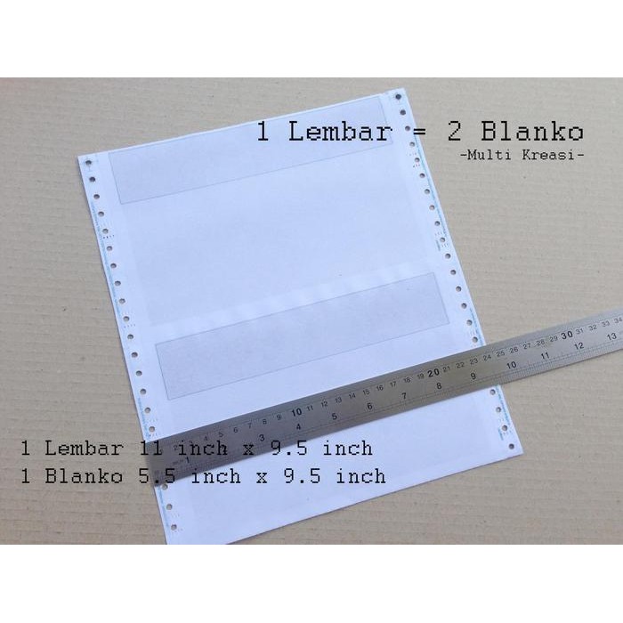 pzth- Mencetak Kertas Slip Gaji Carbonize 3Ply Box 1000 Lembar - Percetakan