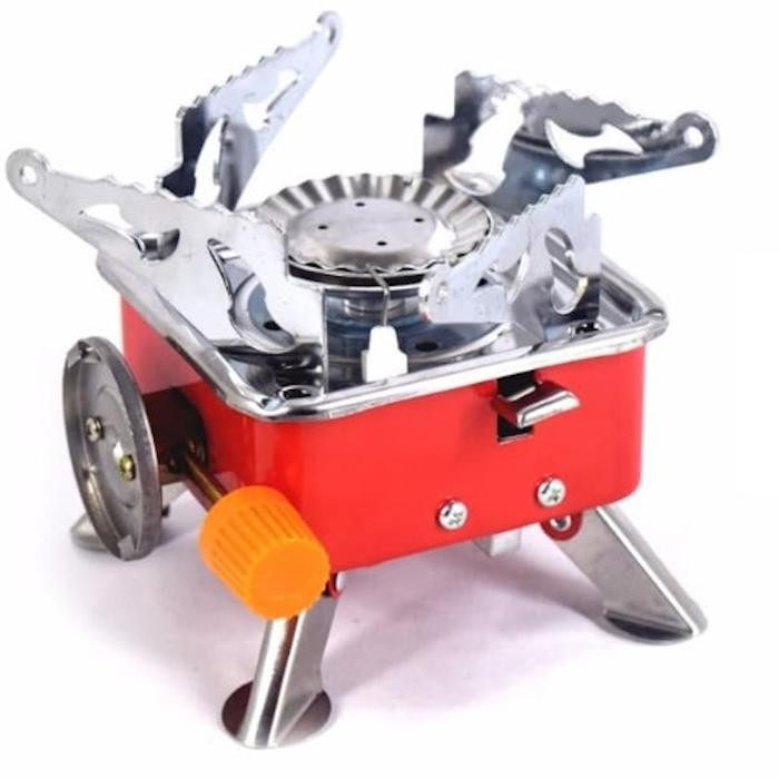 DISKON Kompor Mini Kotak Portable / Kompor Portable Camping / Kompor Camping Gas Lipat Portable