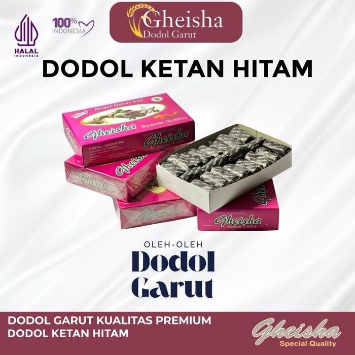 Eat77- Dodol Geisha Khas Garut Kualitas Premium Rasa Ketan Hitam Halal