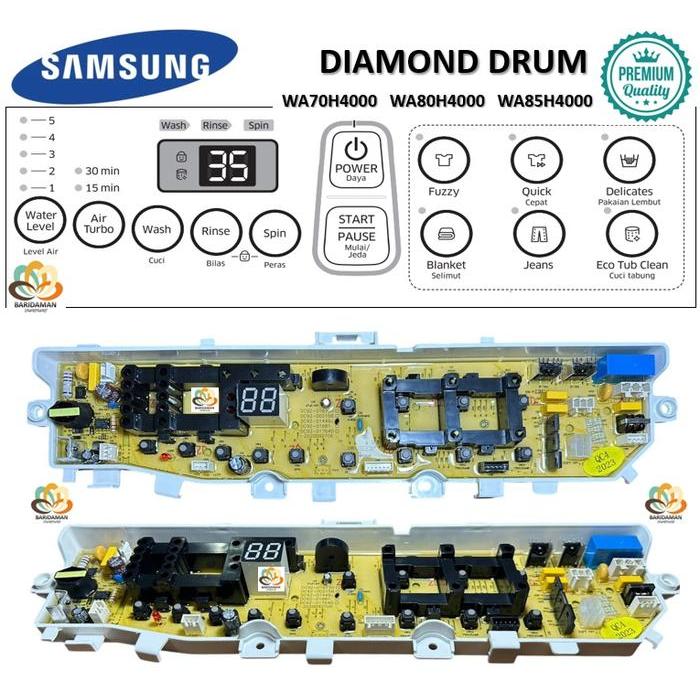 [BARU-kualtitas Ori] MODUL PCB Mesin Cuci Samsung Diamond DC92-01681A DC92-01681B DC92-01479A