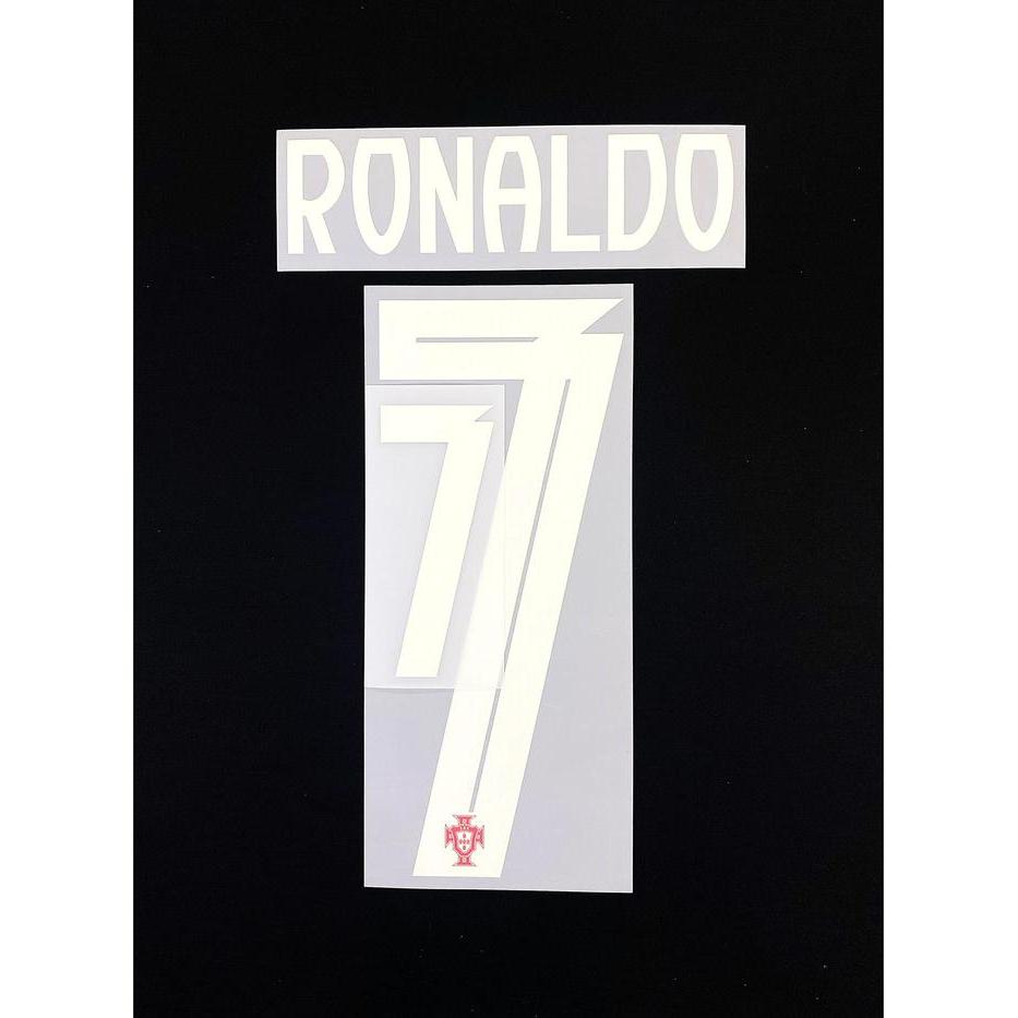 Baru Portugal 2025 Home = Ronaldo (7). Original Nameset For Jersey.