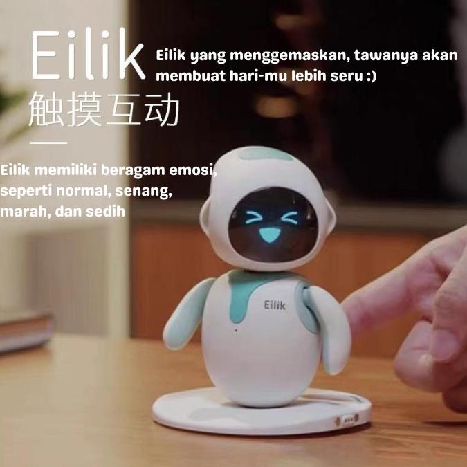 Mainan Robot Pintar Canggih Eilik Robot / AI Robot / Robot Interaktif / Robot Lucu / Emotional Robot