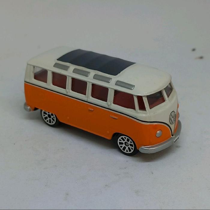 Realtoy Action City Vw Microbus Volkswagen T1 Samba Van Loose Diecast 1/64 S Terbaru 