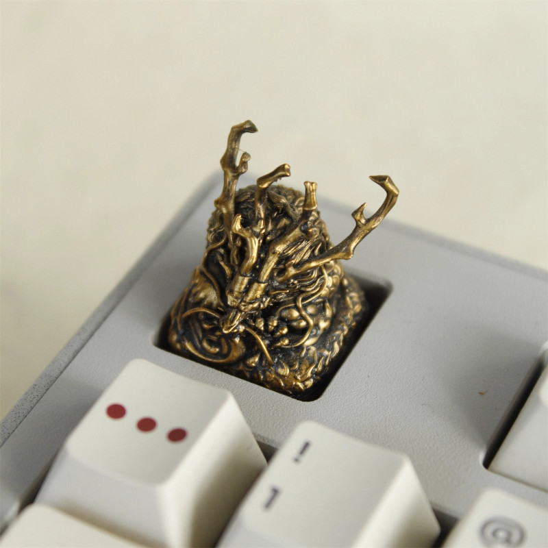 Dragon Keycaps Custom Resin Personalization Artisan Key Cap Cute Original Design Point Key Cap for
