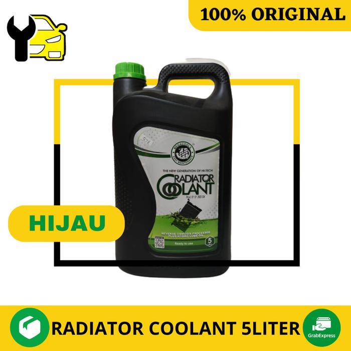 Radiator Coolant / Air Radiator Coolant Hijau 5Liter #Gratisongkir