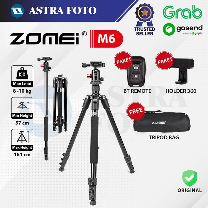 Zomei M6 Travel Tripod DSLR Kamera & Video Shooting Photography - M 6